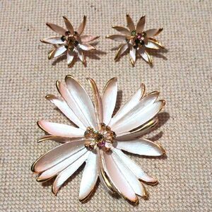 Vintage Park Lane Brooch & Clip On Earring Set